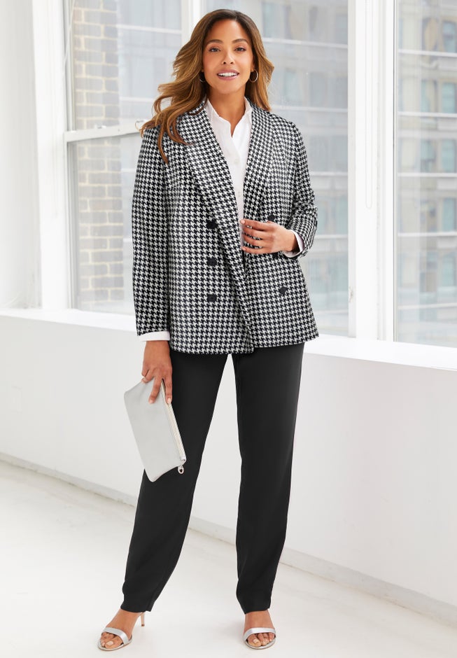 2-Piece Double-Breasted Pantsuit image number 0