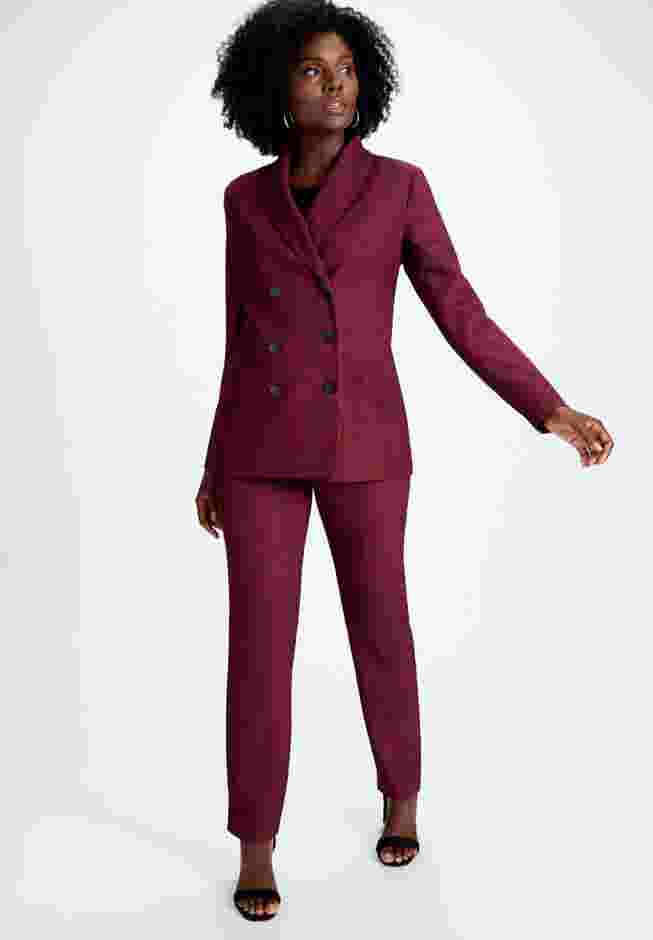 2-Piece Double-Breasted Pantsuit image number 0