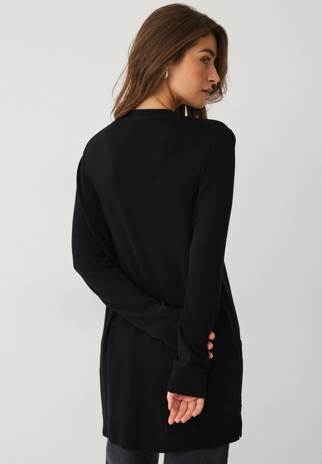 Long Button Front Cardigan image number 1