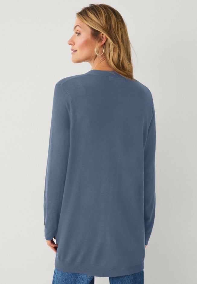 Long Button Front Cardigan image number 1