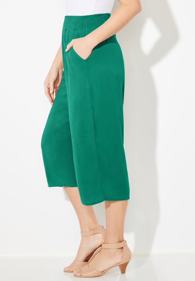 Gauze Pull-On Capri image number 3