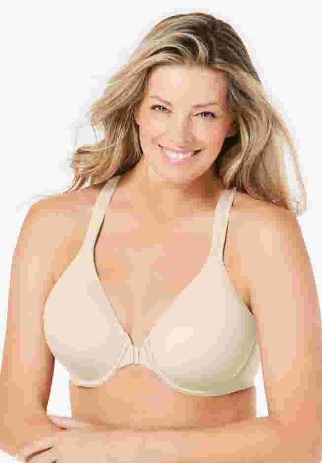 Brigitte Racerback Front-Close Seamless Underwire Bra image number 0
