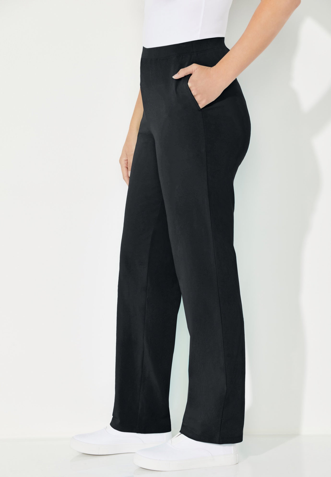 N°21 Women Straight Pants B0215336 9000 BLACK 41Yva24sQYL.jpg