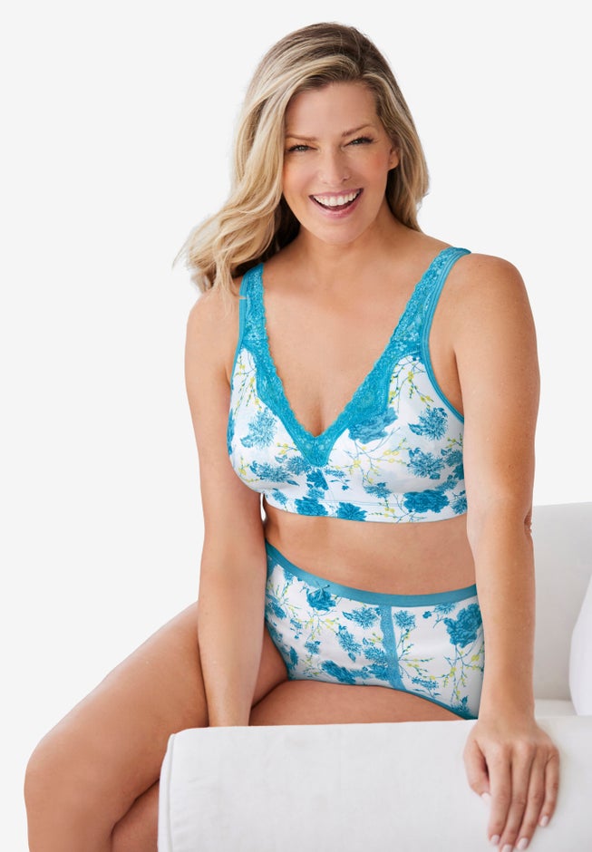 Cotton Comfort Wireless Bra image number 6