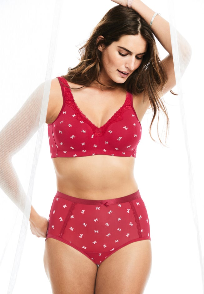 Cotton Comfort Wireless Bra image number 4