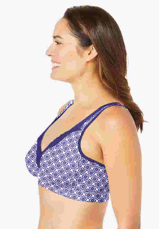 Cotton Comfort Wireless Bra image number 2