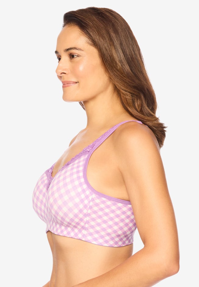 Cotton Comfort Wireless Bra image number 2