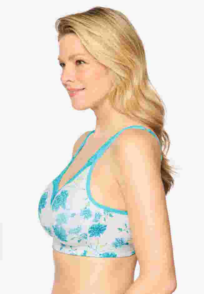 Cotton Comfort Wireless Bra image number 2