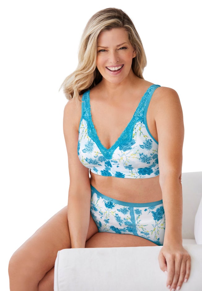 Cotton Comfort Wireless Bra image number 3