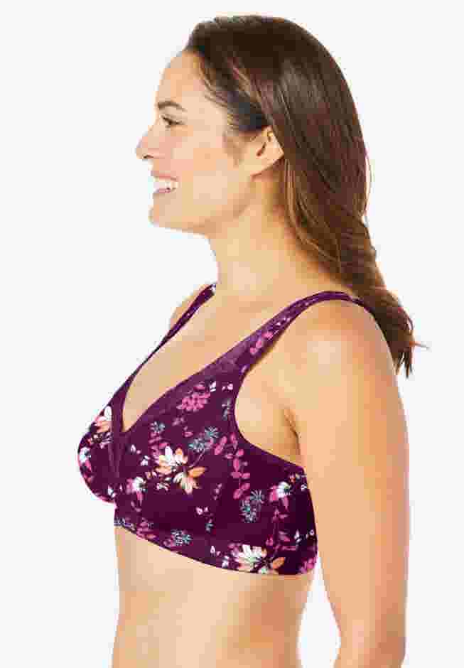 Cotton Comfort Wireless Bra image number 2