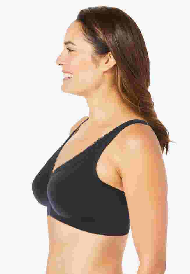 Cotton Comfort Wireless Bra image number 2