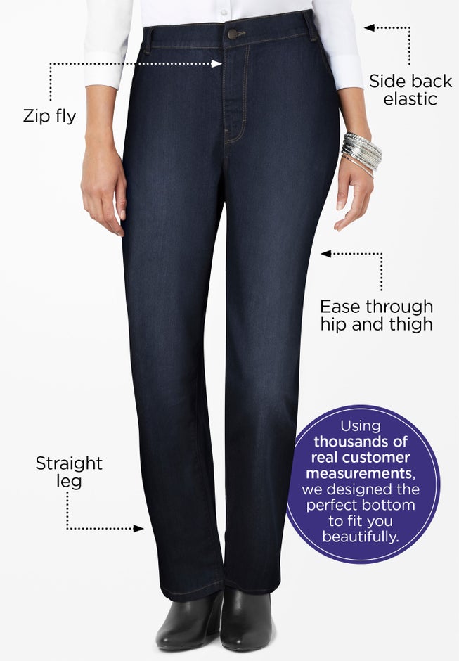 Right Fit® Moderately Curvy Jean image number 1