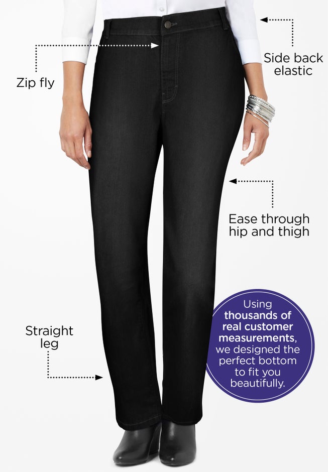 Right Fit® Moderately Curvy Jean image number 1