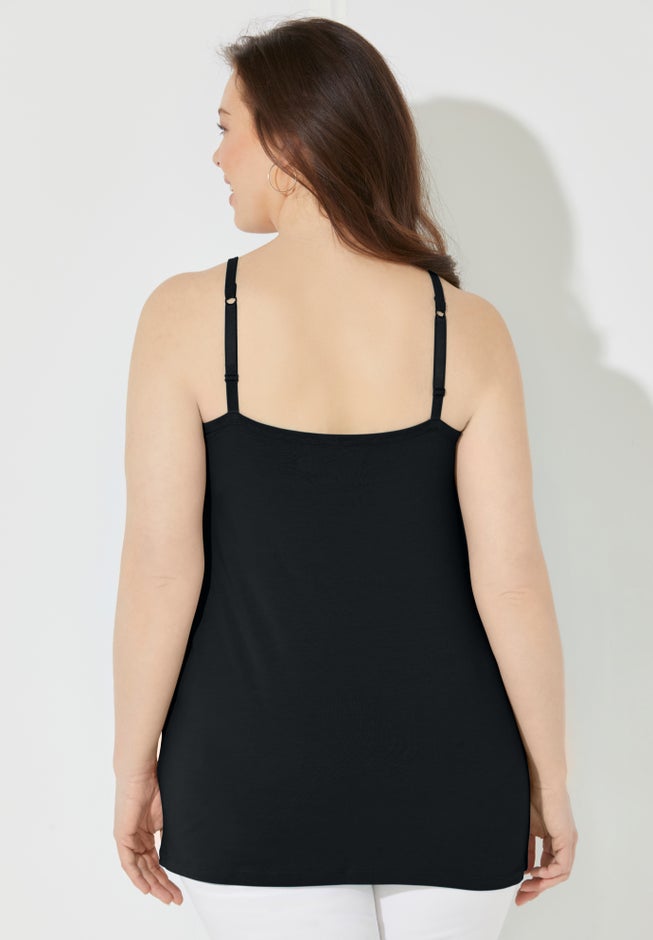 Suprema® Cami With Lace image number 1