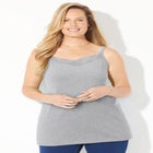 Suprema® Cami With Lace image number null