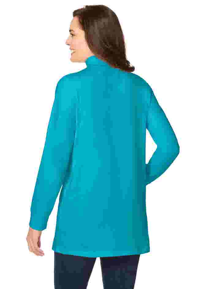 Perfect Long-Sleeve Mockneck Tee image number 1