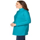 Perfect Long-Sleeve Mockneck Tee image number null