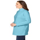 Perfect Long-Sleeve Mockneck Tee image number null