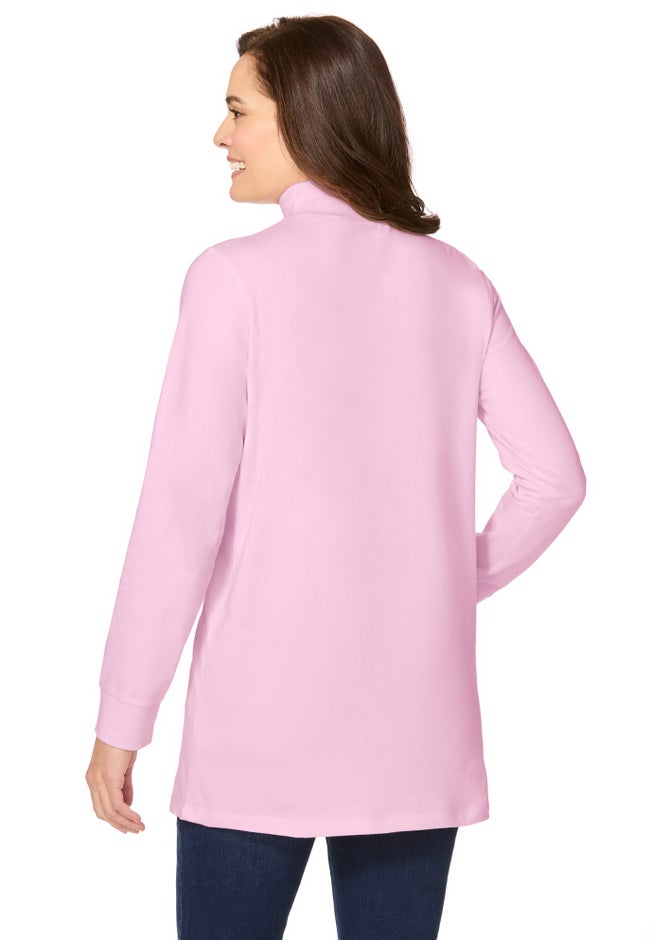 Perfect Long-Sleeve Mockneck Tee image number 1