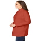 Perfect Long-Sleeve Mockneck Tee image number null