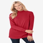 Perfect Long-Sleeve Mockneck Tee image number null
