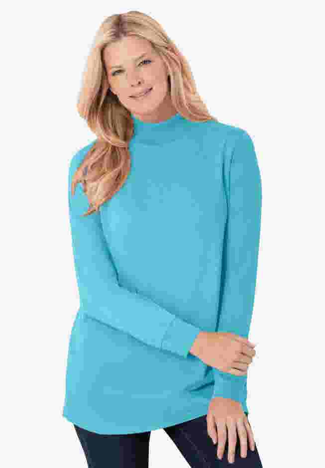 Perfect Long-Sleeve Mockneck Tee image number 0