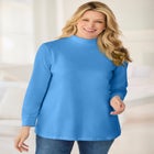 Perfect Long-Sleeve Mockneck Tee image number null