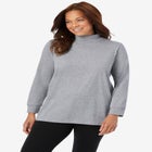 Perfect Long-Sleeve Mockneck Tee image number null