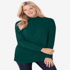 Perfect Long-Sleeve Mockneck Tee image number null