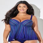Flyaway Underwire Tankini Top image number null
