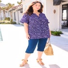 The Knit Jean Capri (With Pockets) image number 3