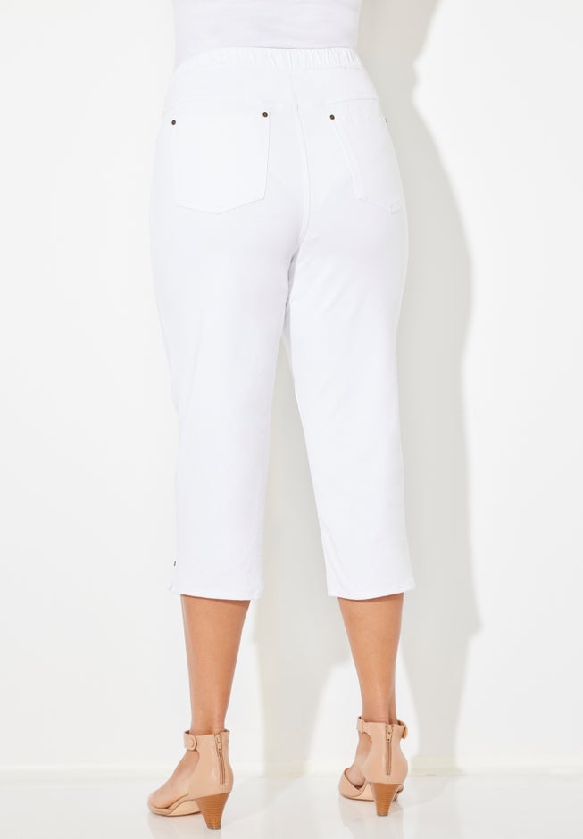 The Knit Jean Capri (With Pockets) image number 1