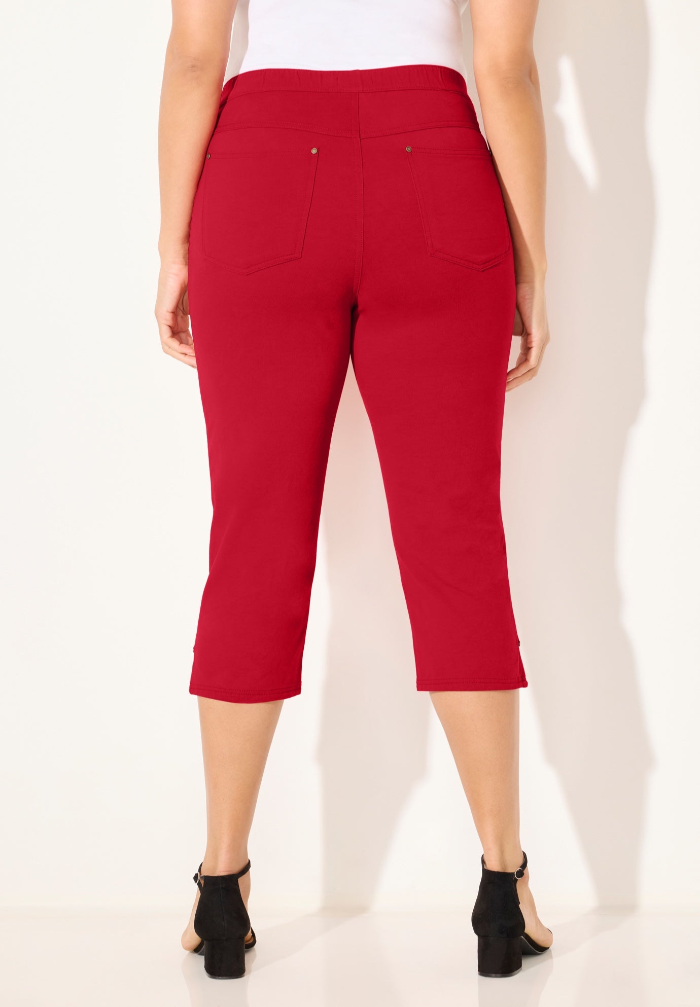 The Knit Jean Capri (With Pockets) image number 1