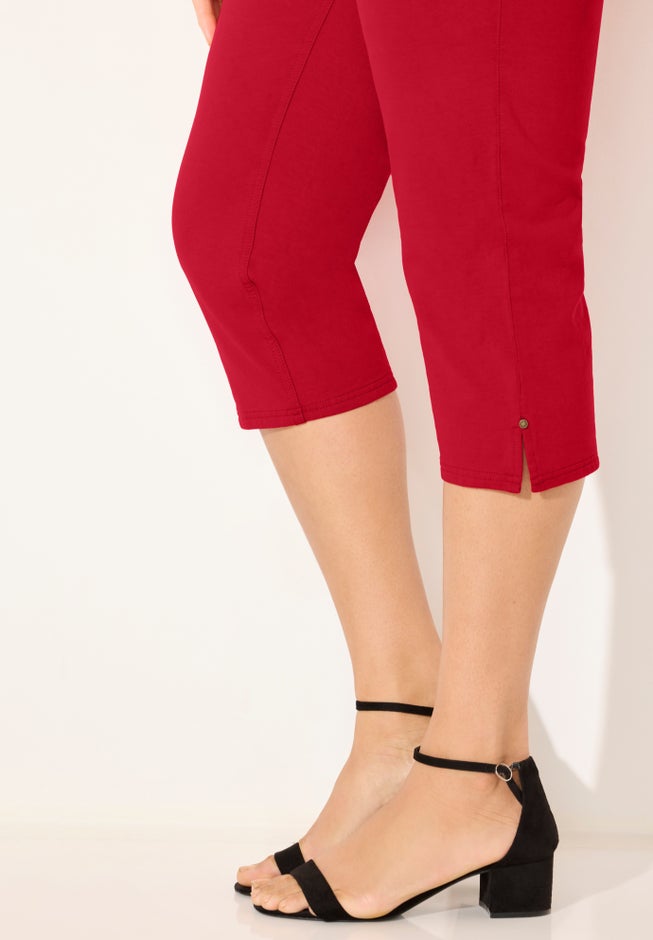 The Knit Jean Capri (With Pockets) image number 3