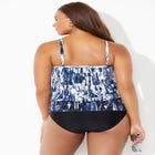 Lightweight Scoop Neck Blouson Tankini Top image number null