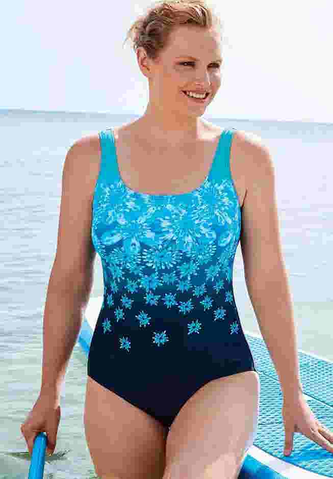 Chlorine Resistant Tank One Piece Swimsuit image number 2