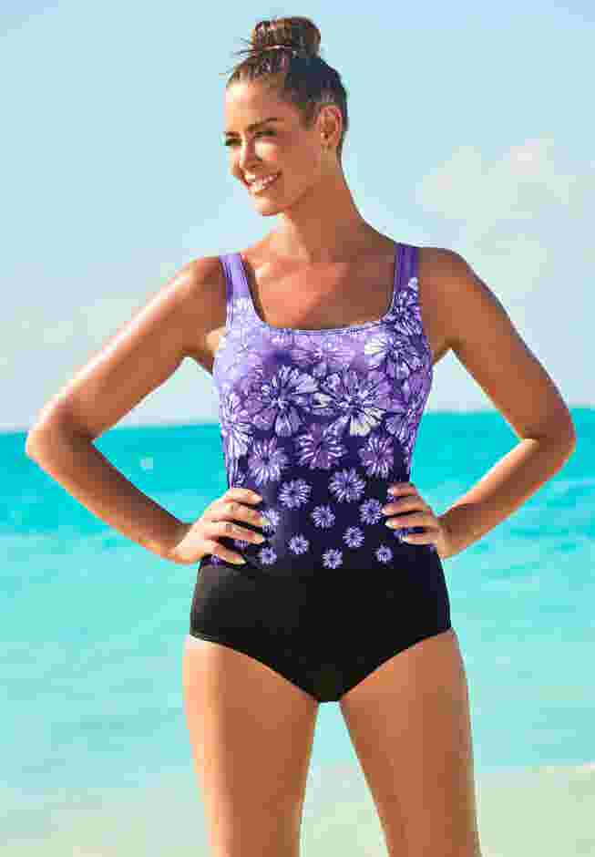 Chlorine Resistant Tank One Piece Swimsuit image number 0
