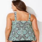 V-Neck Flowy Tankini Top image number null