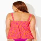 V-Neck Flowy Tankini Top image number null