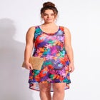 Quincy Mesh High Low Cover Up Tunic image number 3