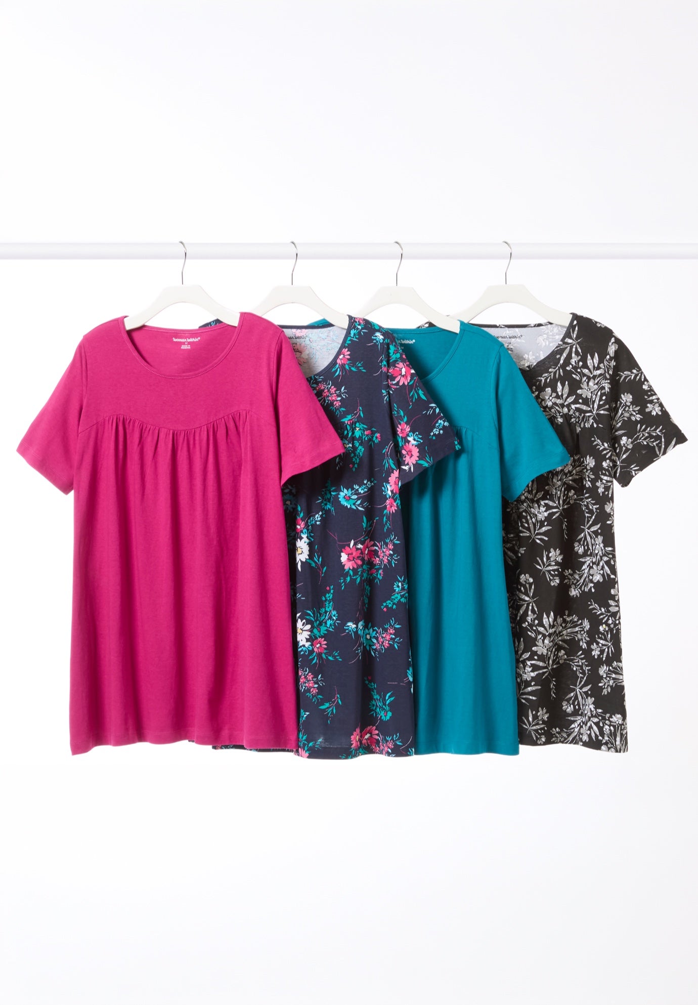 Shirred Yoke Swing Tunic image number 1