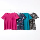 Shirred Yoke Swing Tunic image number null