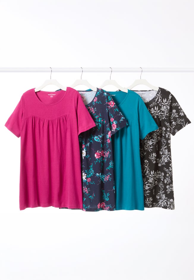 Shirred Yoke Swing Tunic image number 1