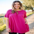 Shirred Yoke Swing Tunic image number null