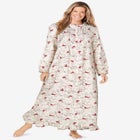 Long Flannel Nightgown  image number null
