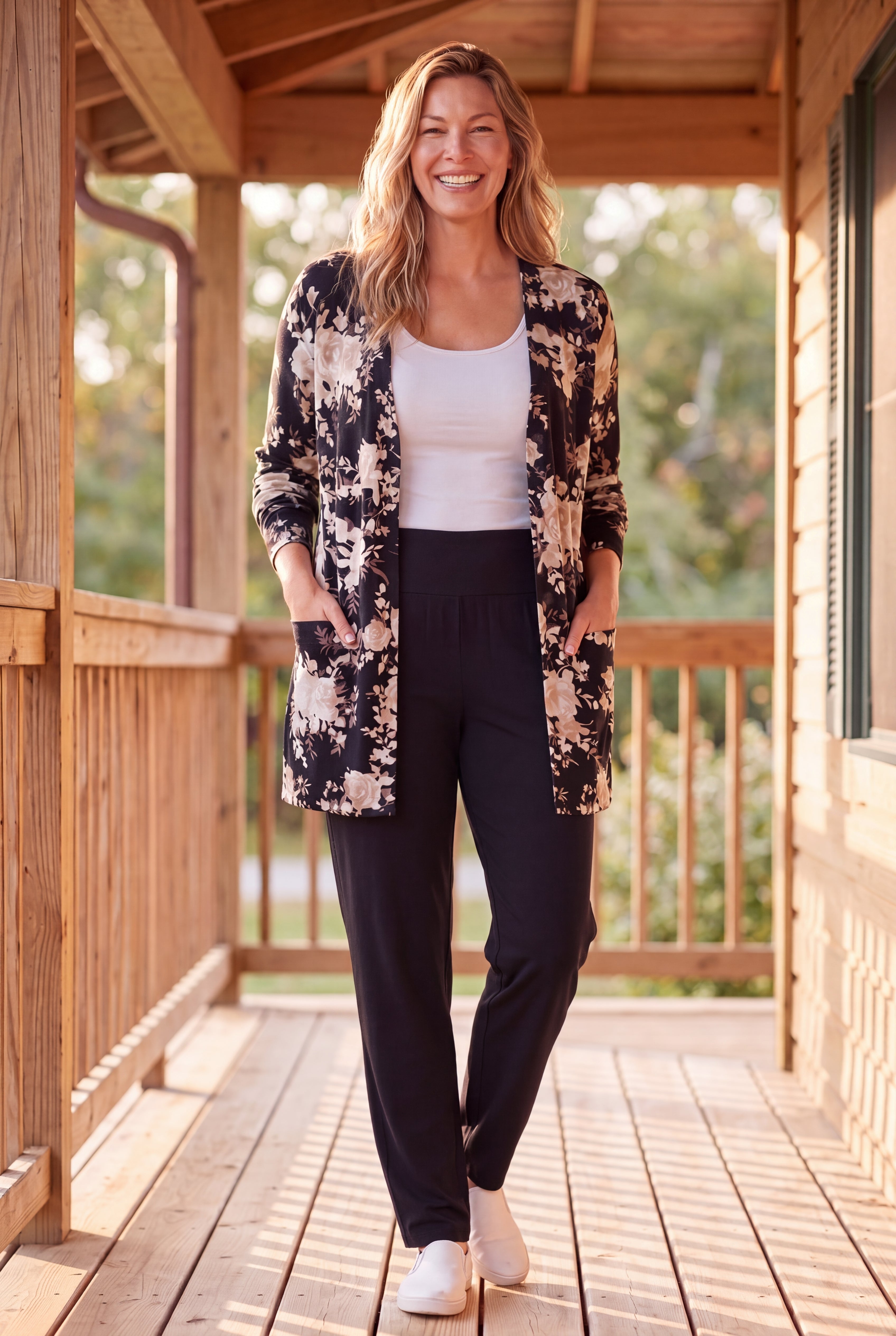 All-Day No-Roll Straight-Leg Knit Pant image number 0