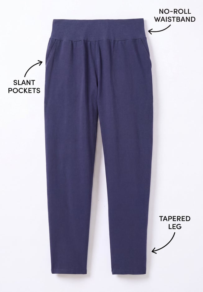 All-Day No-Roll Straight-Leg Knit Pant image number 2