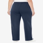 Better-Fleece Side-Stripe Pull-On Sweatpants image number null