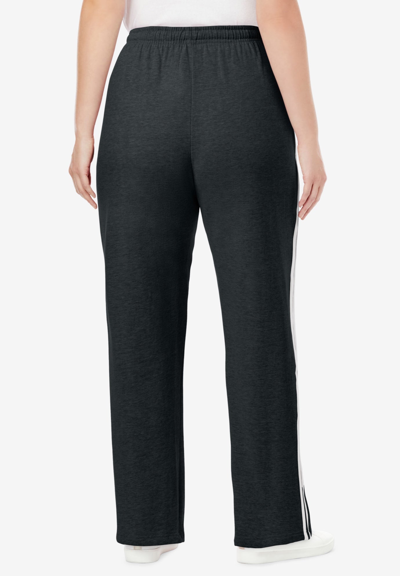 Better-Fleece Side-Stripe Pull-On Sweatpants image number 1