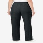 Better-Fleece Side-Stripe Pull-On Sweatpants image number null